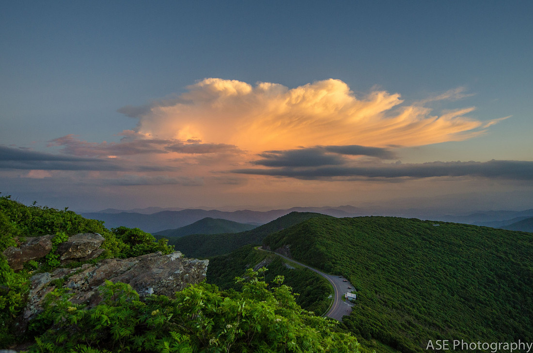 Sunset Hike at Craggy Gardens, North Carolina
