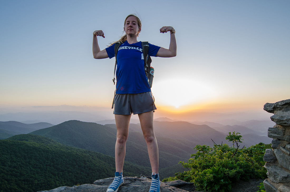 Sunset Hike at Craggy Gardens, North Carolina